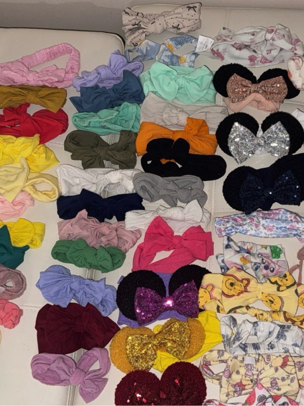 Multiples Kids Assorted Color Bow & Sequined Ear Headband Collection